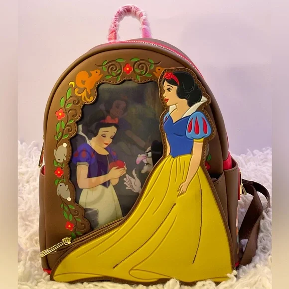 Loungefly Disney Snow White Princess Series Lenticular Mini Backpack Loungefly Disney Snow White Lenticular Princess Series Mini  main image 4